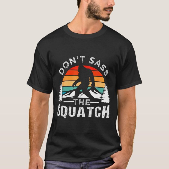 Camiseta Don't S The Squatch Bigfoot  (Frente)