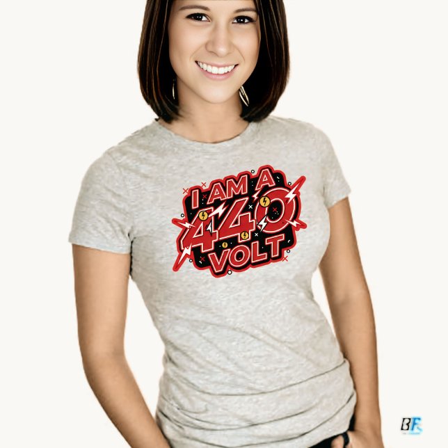 Camiseta "Don't Touch Me – I Am A 440 Volt" Horror Humor (I Am A 440 Volt)