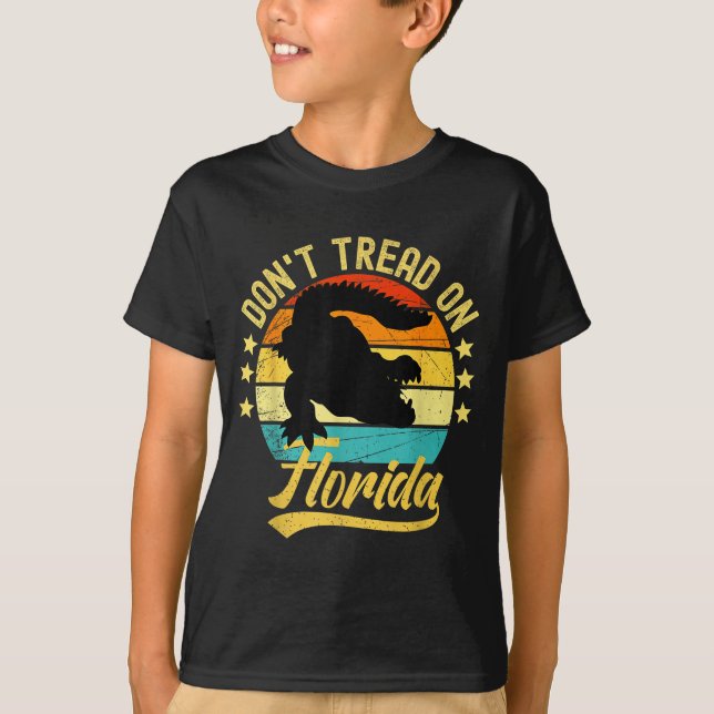 Camiseta Don't Tread On Florida Alligator  (Frente)