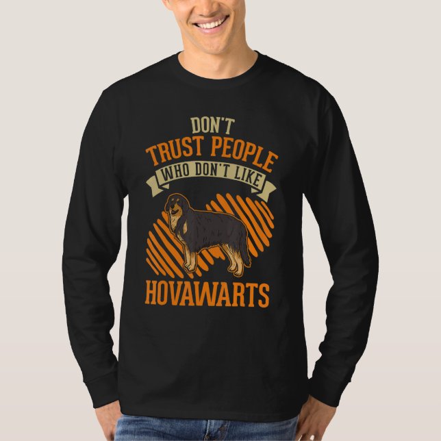 Camiseta Don't Trust people Who don't like Hovawarts (Frente)