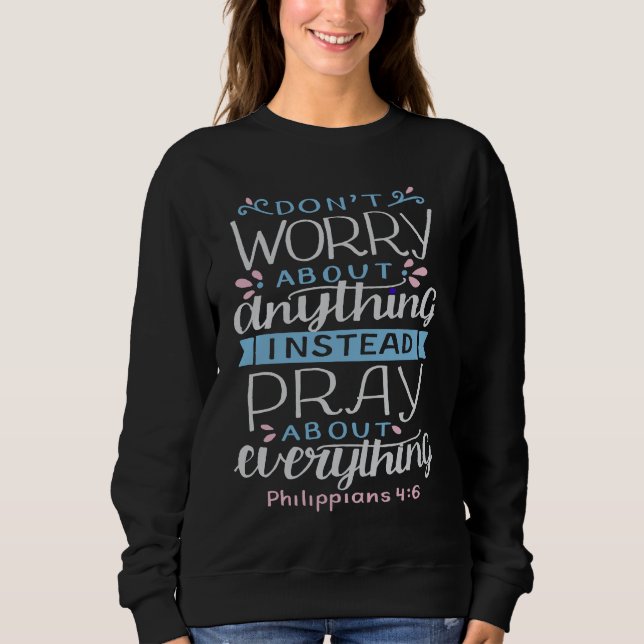 Camiseta Don't worry about anything pray about everything (Frente)