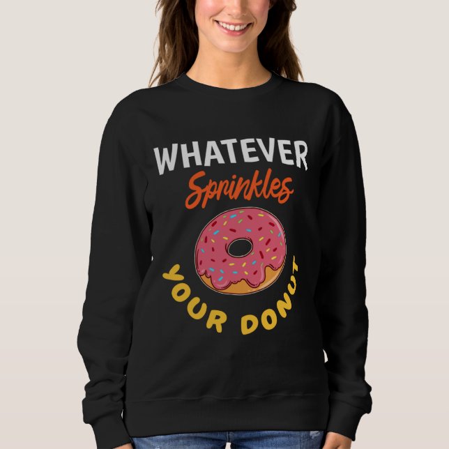 Camiseta Donut Baked Goods Doughnut Whatever Sprinkles Donu (Frente)