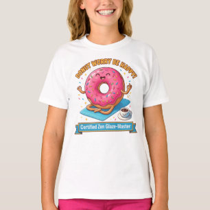Camiseta Donut & Coffee Zen Squad – Divertido