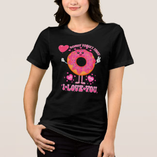 Camiseta Donut do dia dos namorados engraçado esqueça que e