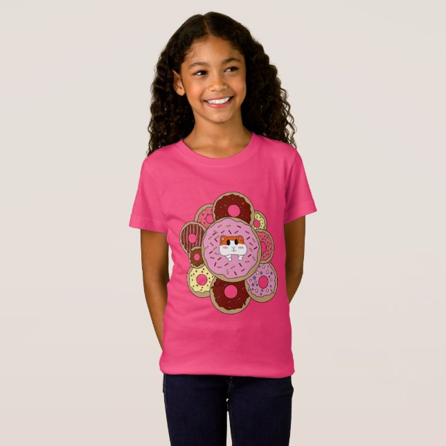 Camiseta donut hamster (Frente Completa)