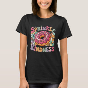 Camiseta Donut Massa Frita Groovy Retro Comida Sobremesa Pa