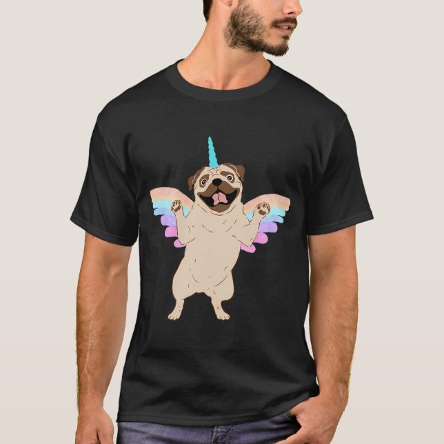 Camiseta Donut o Pug 001 (Frente)