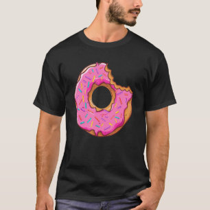 Camiseta Donut  Rosquinha Fofa para Homens e Mulheres Roupa