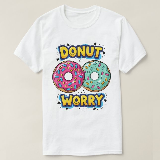 Camiseta Donut Worry (Frente do Design)