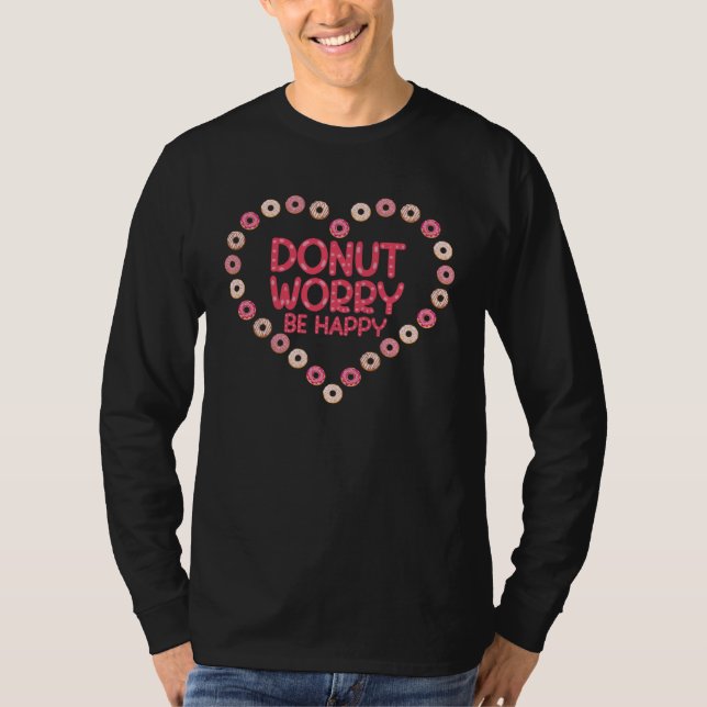 Camiseta Donut Worry Be Happy Donut (Frente)