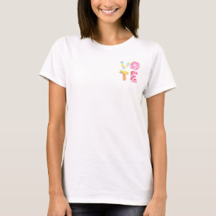 Camiseta Donuts e Doces Divertidos Vão Votar