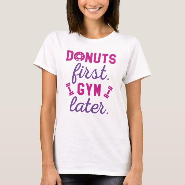 Camiseta Donuts Primeiro Ginásio Depois (Frente)
