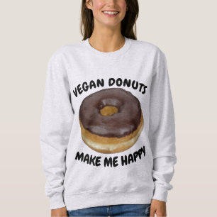 CAMISETA DONUTS VEGANOS ME FAZEM FELIZ