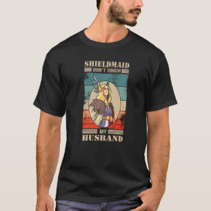 Camiseta donzela escudeira viking nórdica