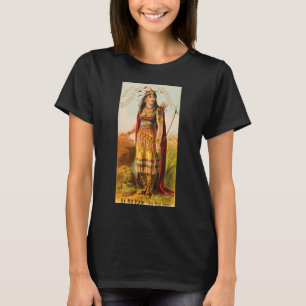 Camiseta Donzela Indígena Mais Bonita do Buffalo Bill Décad