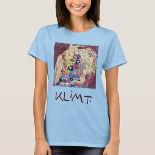 Camiseta Donzela (Virgem), Gustav Klimt, Arte Nova Vintage