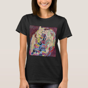 Camiseta Donzela (Virgem), Gustav Klimt, Arte Nova Vintage