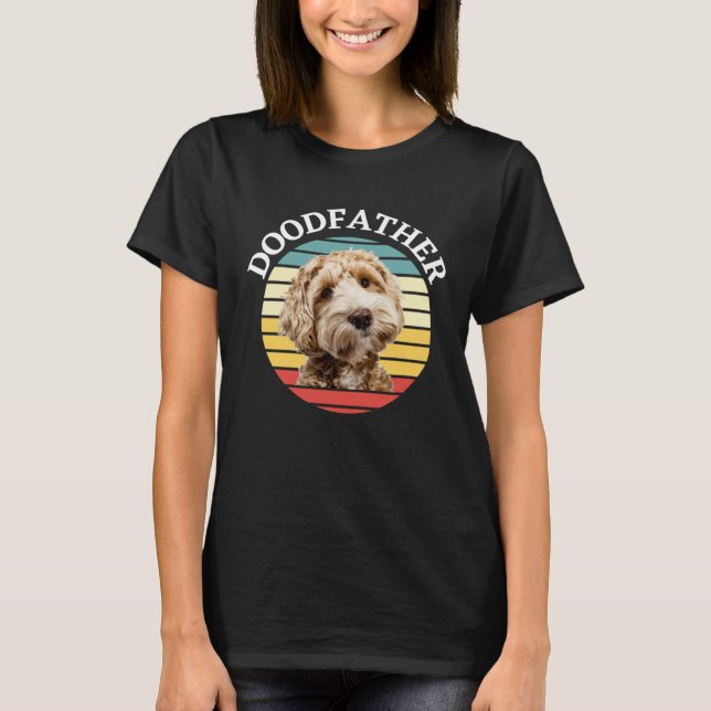 Camiseta Doodfather Goldendoodle Labradoodle  for doodle da (Frente)