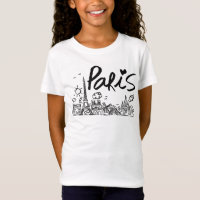 Doodle da cidade de Paris