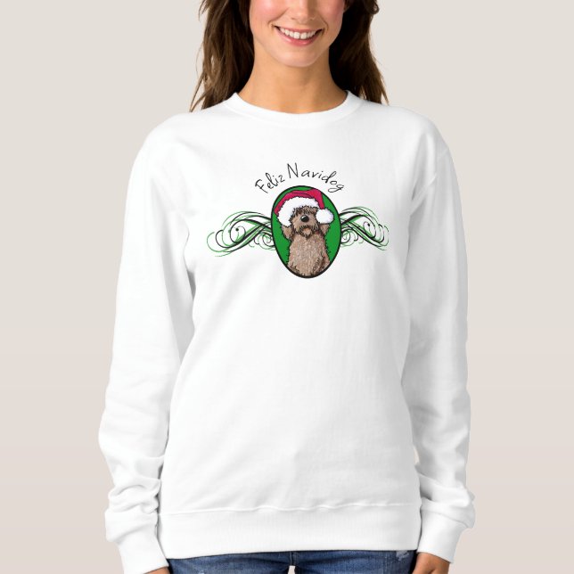 Camiseta Doodle de Chocolate de Natal (Frente)