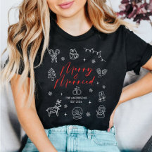 Doodle de Natal com Nome Personalizado Merry and M