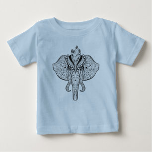Camiseta Doodle do elefante do circo
