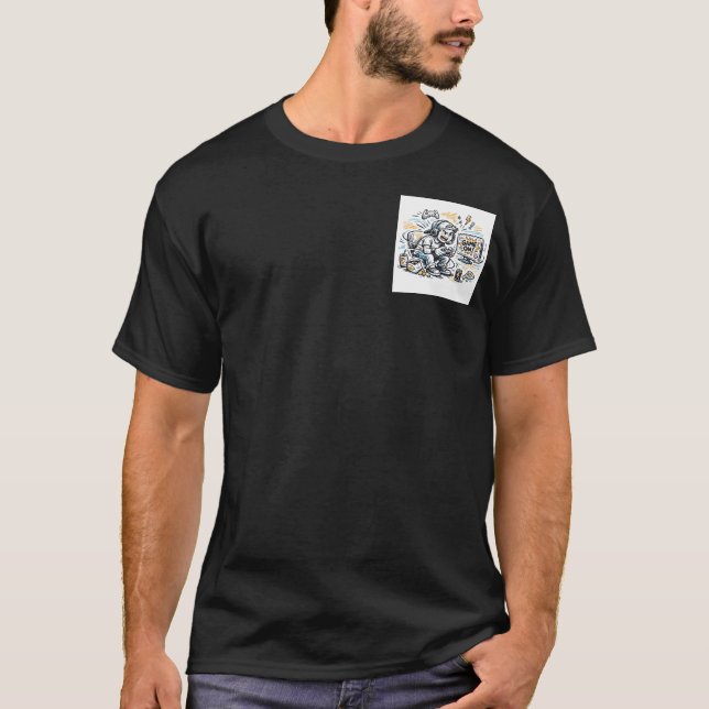 Camiseta Doodle Gamer Action Tee (Frente)