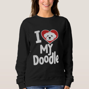 Camiseta Doodle Mãe Doodle Pai Adora Minha Porcaria