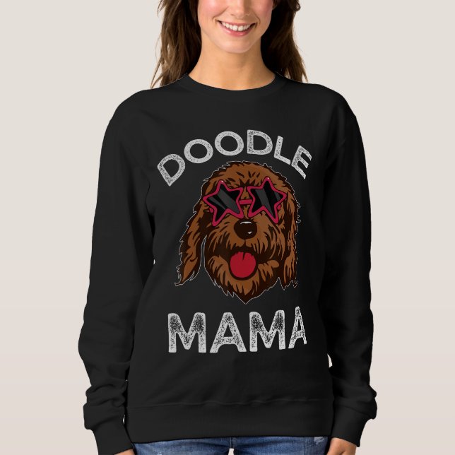 Camiseta Doodle Mom Labradoodle Dog  For Mother s Day (Frente)