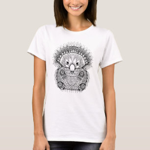 Camiseta Doodle tirado mão do Echidna