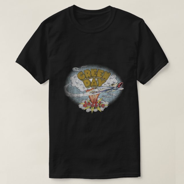 Camiseta Dookie fresco do dia verde (Frente do Design)