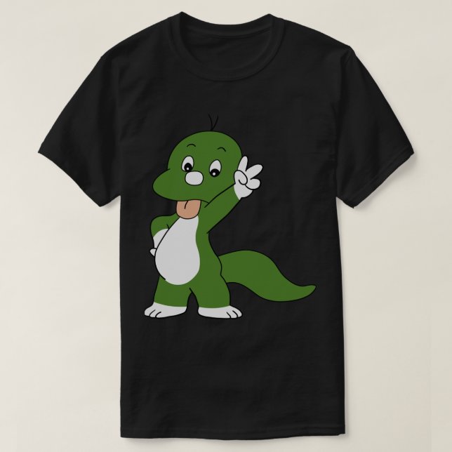 Camiseta Dooly, o Pequeno Dinossauro Clássico. T-Sh essenci (Frente do Design)