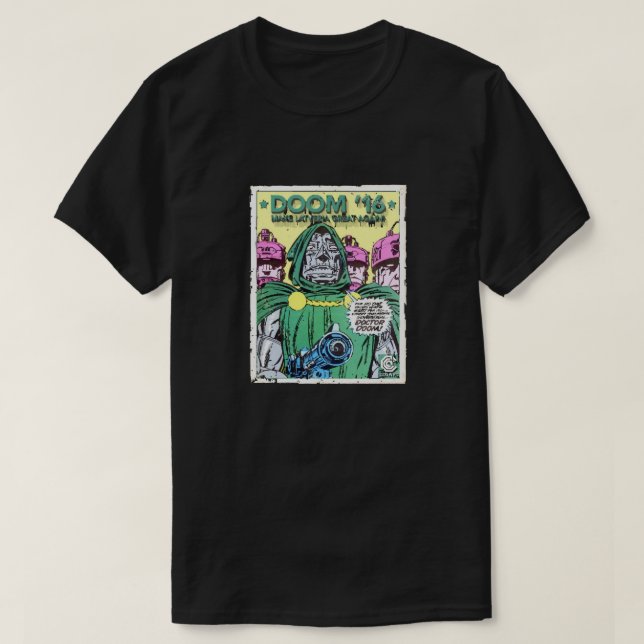 Camiseta Doom &39;16 - Tornar Excelente Latveria Novamente! (Frente do Design)