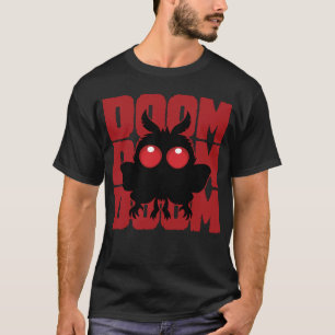Camiseta DOOM DOOM DOOM Kawaii Mothman Críptido