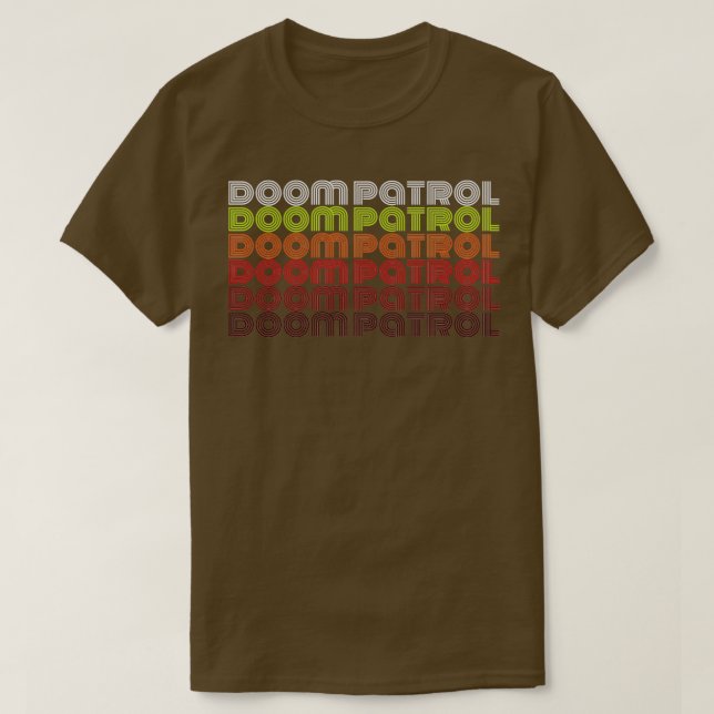 Camiseta Doom Patrol Vintage Classic TSirt (Frente do Design)