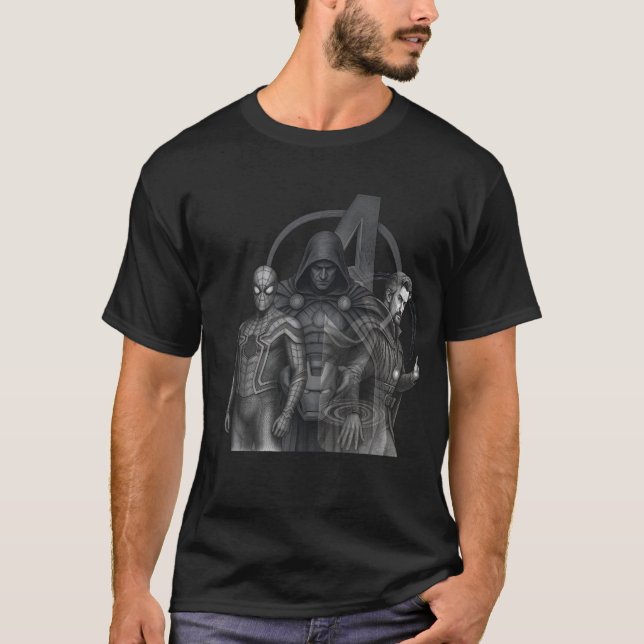 Camiseta Doom x Spider x Strange (Frente)