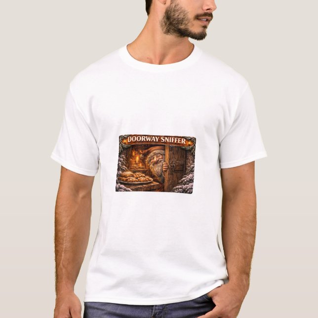 Camiseta Doorway Sniffer Icelandic Yule Lad (Frente)