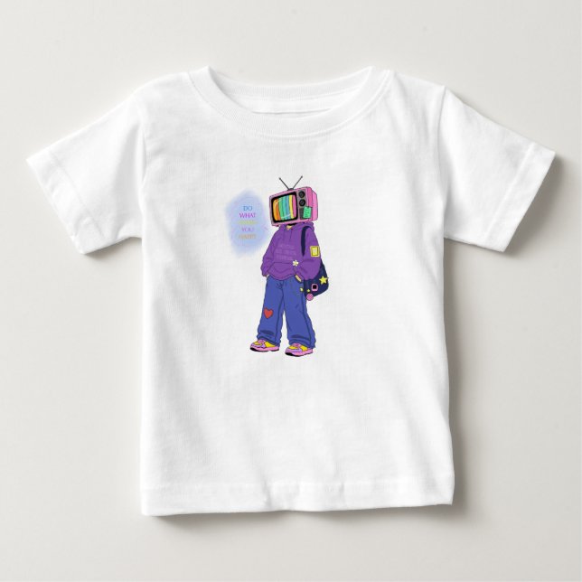 Camiseta Dopamina de tv retrô (Frente)