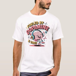 Camiseta Dopamina Dirige Cérebro ADHD de Desenho