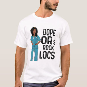 Camiseta Dope Ors Rock Bloqueia Cabelo Na Enfermeira De Mel