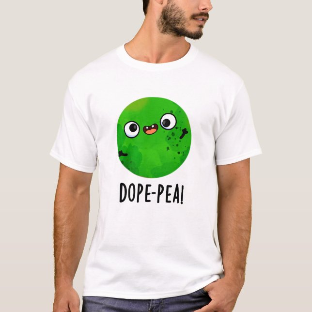 Camiseta Dope-pea Engraçado Dopey Pun (Frente)