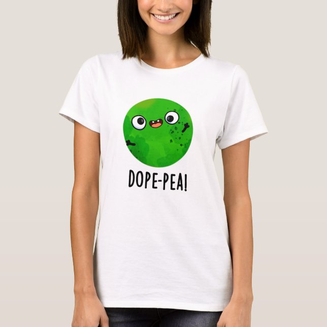 Camiseta Dope-pea Engraçado Dopey Pun (Frente)