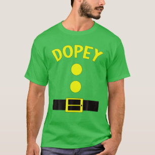 Camiseta Dopey Dwarf Halloween Figurume Engraçado Dop Idea