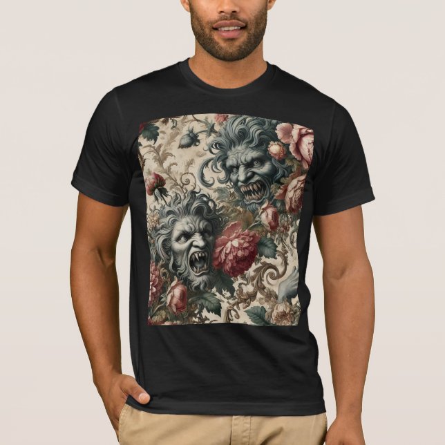 Camiseta Doppelganger Malevolence – Gothic Wearable Art (Frente)
