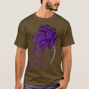 Camiseta Dor aguda crônica Sensação de girassol ninguém lut