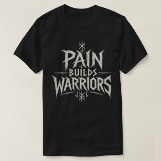 Camiseta Dor Constrói Guerreiros – Tipografia Motivacional