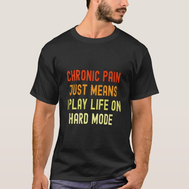 Camiseta Dor Crônica Doença Invisível Dor nas Costas (Frente)