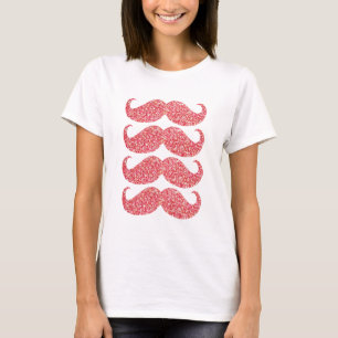 Camiseta Dor de bigode cor-de-rosa 2