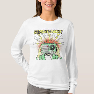 Camiseta Dor de cabeça de rádio Vintage Retro