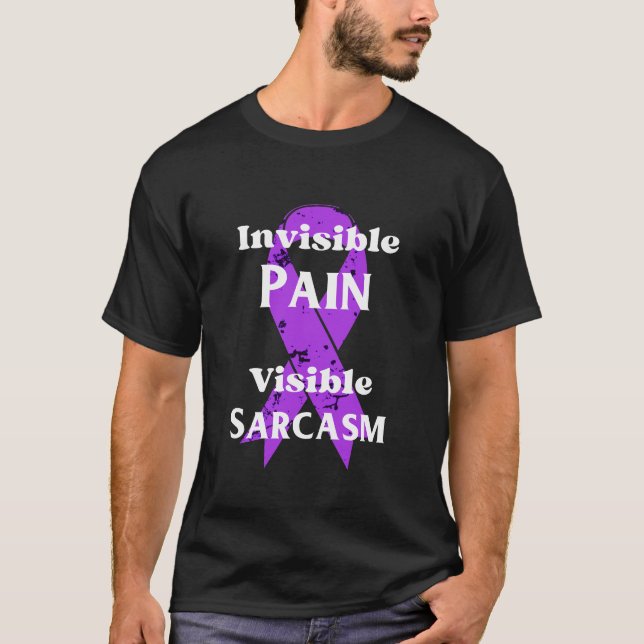 Camiseta Dor Invisível Sarcástica (Frente)